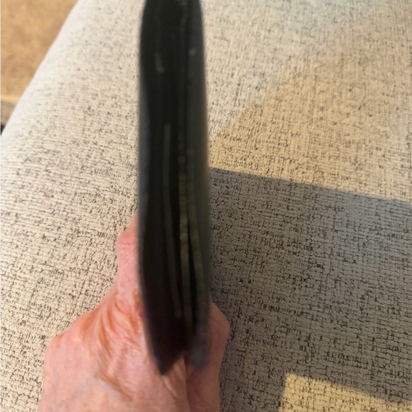 Charles Jourdan Vintage NWT Black Leather Wallet 5.5x4.25 - Picture 7 of 10